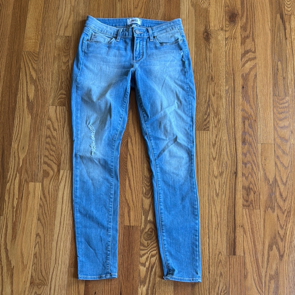Paige Blue Skinny Jeans - Women's Slim Fit